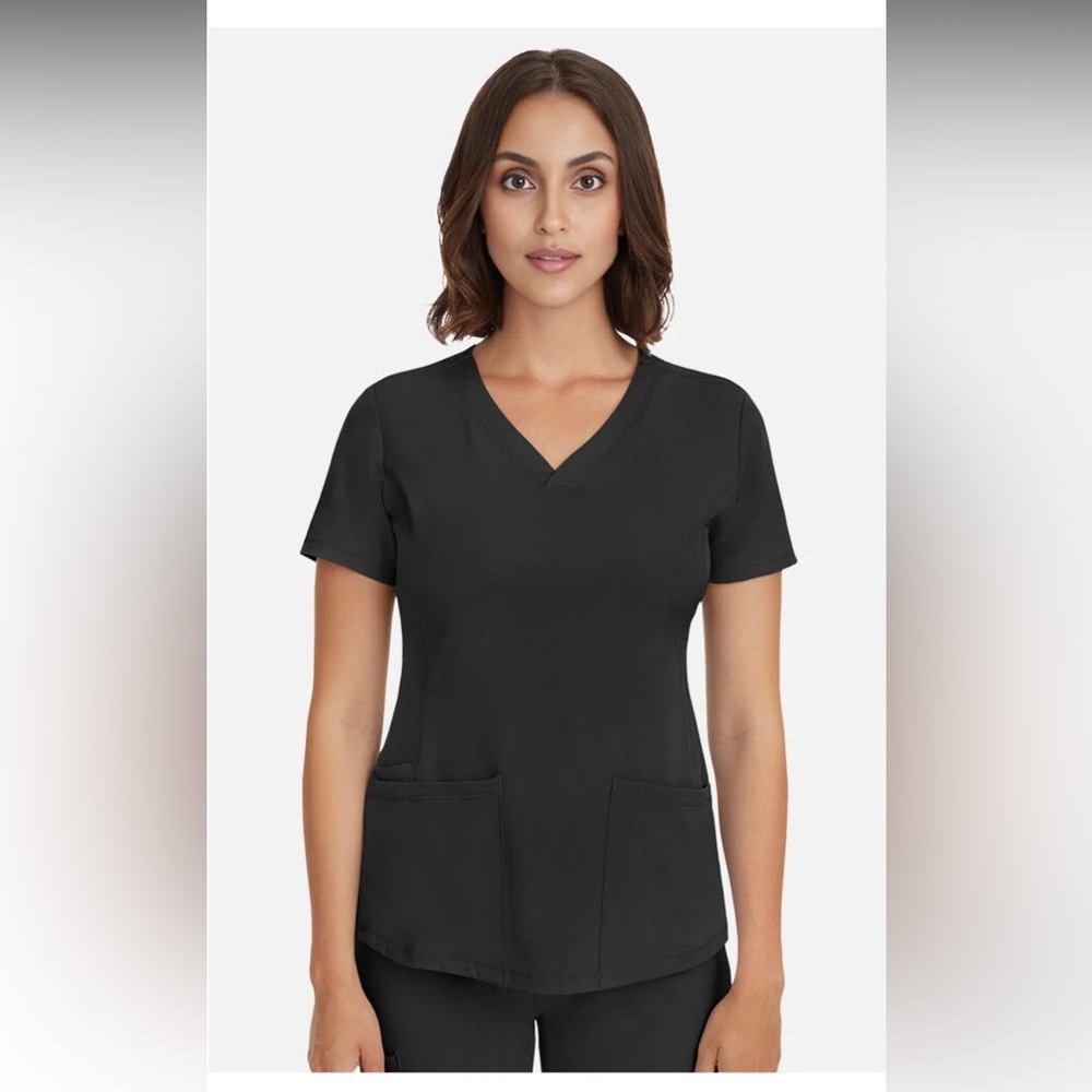 HH works by Healing Hands - Women's Monica V-Neck Solid Scrub Top